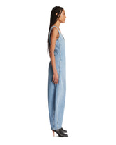 Blue Rounded Denim Jumpsuit | PDP | Antonia