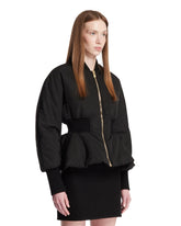 Bomber Peplum Nero | PDP | Antonia