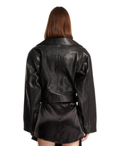 Black Leather Biker Jacket | PDP | Antonia
