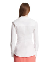 White Draped Shirt | PDP | Antonia