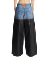 Blue Surge Coated Wide-Leg Jeans | PDP | Antonia