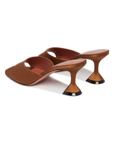 Beige Lupita Satin Mules | PDP | Antonia