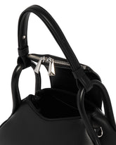 Black Gemini Small Tote Bag - Amina muaddi women | PLP | Antonia