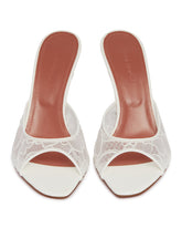 White Alexa Lace Slippers | PDP | Antonia
