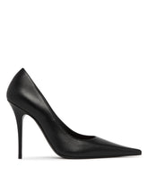 Black Barbara Leather Pumps - Amina muaddi women | PLP | Antonia