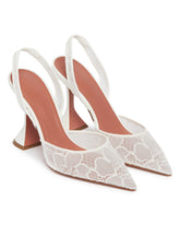 Slingback Holli In Pizzo Bianche - SCARPE CON TACCO DONNA | PLP | Antonia