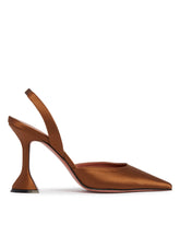 Decollete Holli In Raso Marroni - SCARPE CON TACCO DONNA | PLP | Antonia