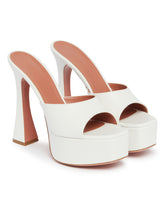 Mules Con Plateau Dalida Bianche | PDP | Antonia