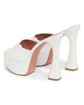 Mules Con Plateau Dalida Bianche | PDP | Antonia