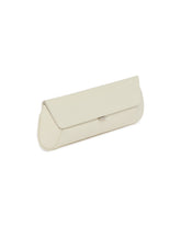 White Leather Ami Clutch | PDP | Antonia