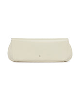 White Leather Ami Clutch | PDP | Antonia