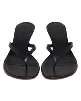 Black Gigi Flip-Flop Sandals | PDP | Antonia