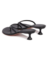 Black Gigi Flip-Flop Sandals | PDP | Antonia