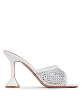 Mules Lupita Net Con Cristalli Bianche - SANDALI DONNA | PLP | Antonia