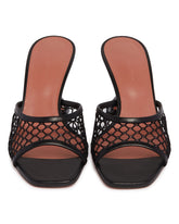 Black Lupita Net Mules | PDP | Antonia