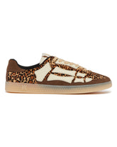 Animalier Pacific Bones Suede Sneakers | PDP | Antonia