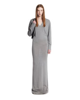 Gray Wool and Cashmere Long Dress | PDP | Antonia