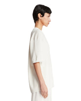 White Cotton T-Shirt | PDP | Antonia