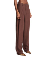Brown Temi Viscose Trousers | PDP | Antonia