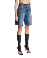 Blue Denim Bermuda Shorts | PDP | Antonia