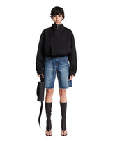 Blue Denim Bermuda Shorts | PDP | Antonia