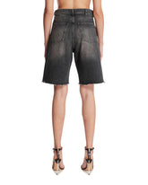 Black Denim Bermuda Shorts | PDP | Antonia