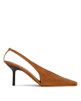 Brown Evelina Suede Slingbacks | PDP | Antonia