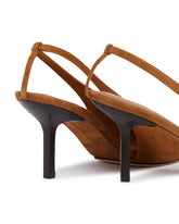 Brown Evelina Suede Slingbacks | PDP | Antonia