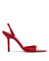 Red Giustina Leather Sandals | PDP | Antonia