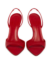 Red Giustina Leather Sandals | PDP | Antonia