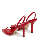 Red Giustina Leather Sandals | PDP | Antonia