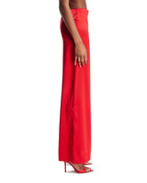 Red Silk Long Skirt | PDP | Antonia