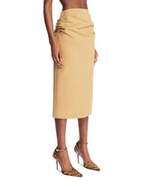 Beige Pernilla Midi Skirt | PDP | Antonia