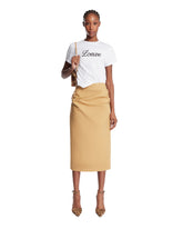 Beige Pernilla Midi Skirt - Women's clothing | PLP | Antonia