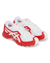 Comme des Garcons Shirt x Asics White and Red Gel Sneakers | PDP | Antonia
