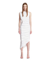 Abito Midi Asimmetrico Bianco - ABITI DONNA | PLP | Antonia