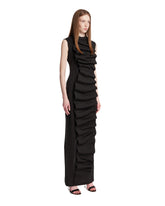 Black Origami Long Dress | PDP | Antonia