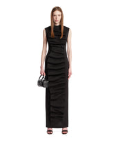 Black Origami Long Dress - A.W.A.K.E MODE WOMEN | PLP | Antonia