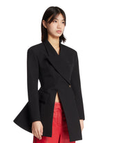 Black Sculptural Blazer | PDP | Antonia
