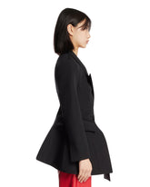 Black Sculptural Blazer | PDP | Antonia