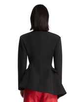 Black Sculptural Blazer | PDP | Antonia