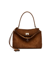 Brown Small Rodeo Suede Bag | PDP | Antonia