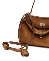 Brown Small Rodeo Suede Bag | PDP | Antonia