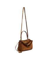 Brown Small Rodeo Suede Bag | PDP | Antonia