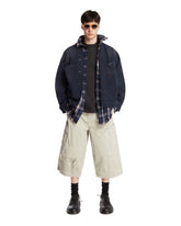 Blue Cotton Denim Patched Jacket-Shirt - Men's jackets | PLP | Antonia