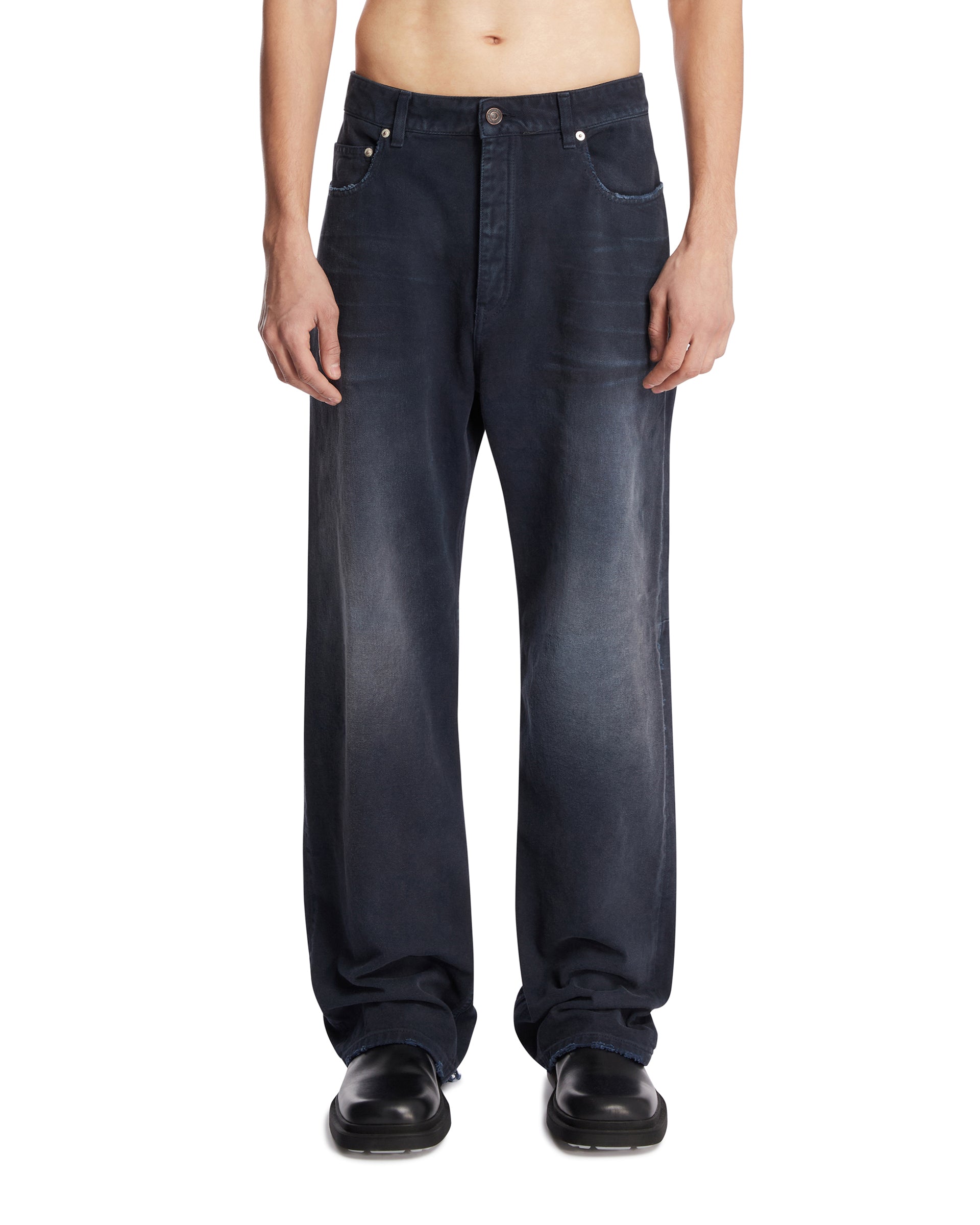 Dark Blue Baggy Jeans | BALENCIAGA - Antonia