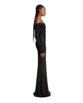 Black Off-Shoulder Maxi Dress | PDP | Antonia