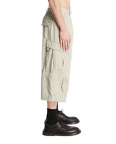 Beige Cropped Cargo Pants | PDP | Antonia