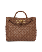 Brown Small Andiamo Bag | PDP | Antonia