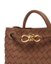 Brown Small Andiamo Bag | PDP | Antonia